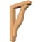 Ekena Millwork Funston Craftsman Smooth Bracket w/ Offset Brace, Western Red Cedar, 5 1/2"W x 26"D x 38"H BKT0604X26X38FST04SWR - alternate 1